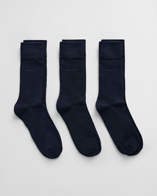 3-Pack Soft Cotton Socks