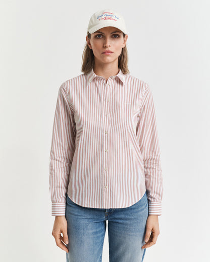 Regular Fit Classic Poplin Striped Shirt