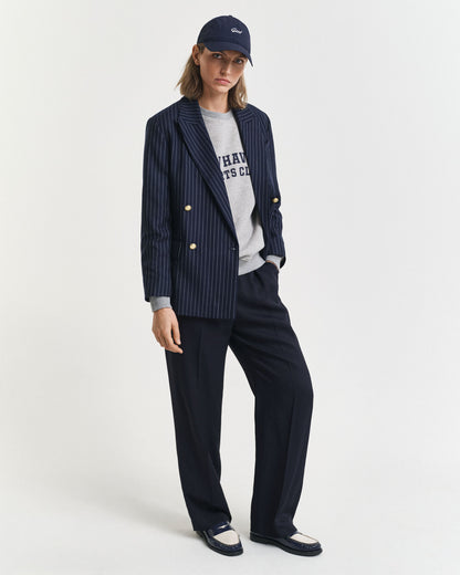 Regular Fit Pinstriped Club Blazer