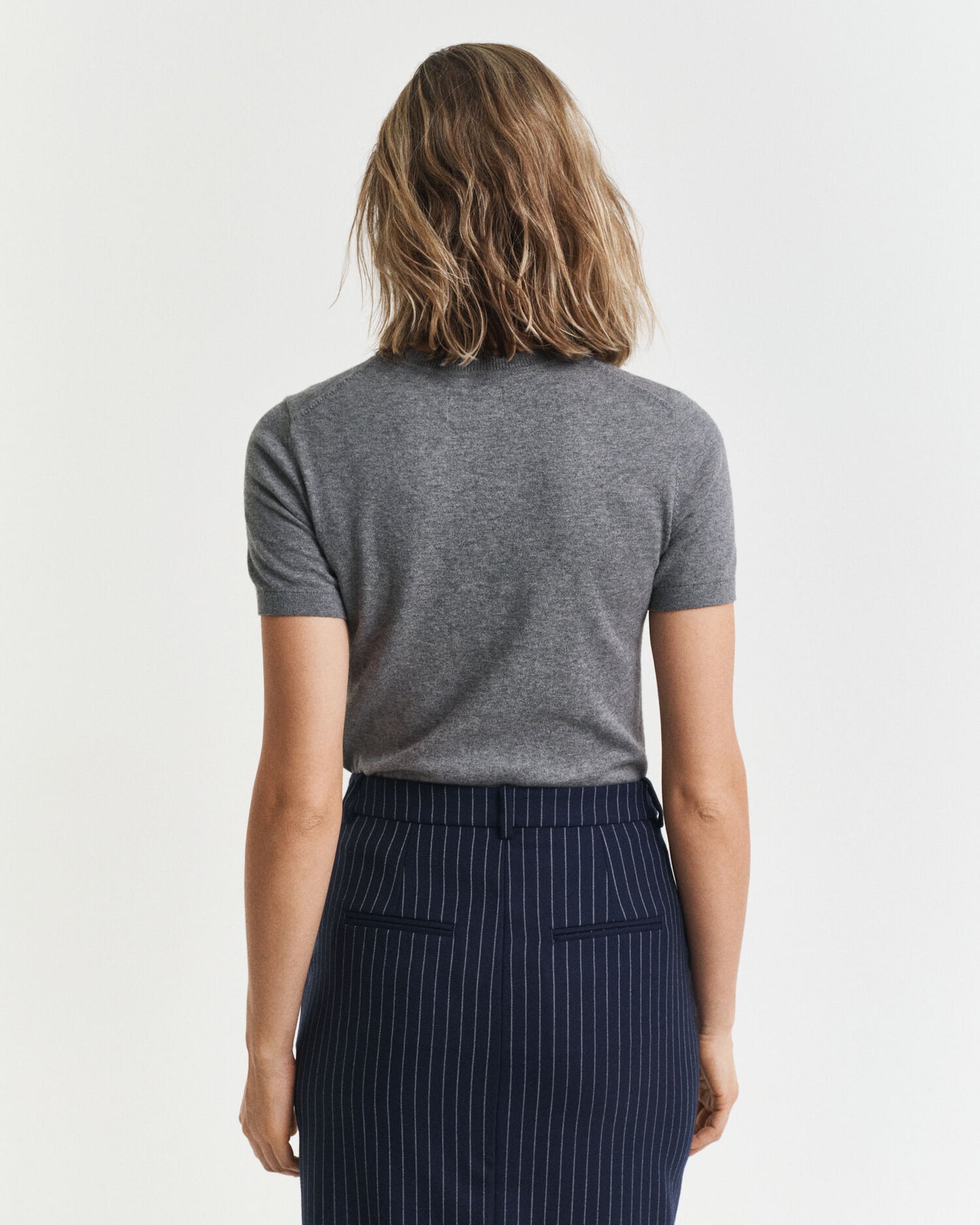 Lightweight Short Sleeve Crew Neck Sweater