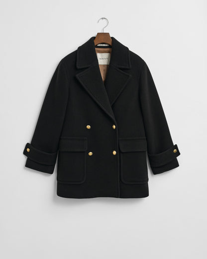 Wool Mid-Length Peacoat