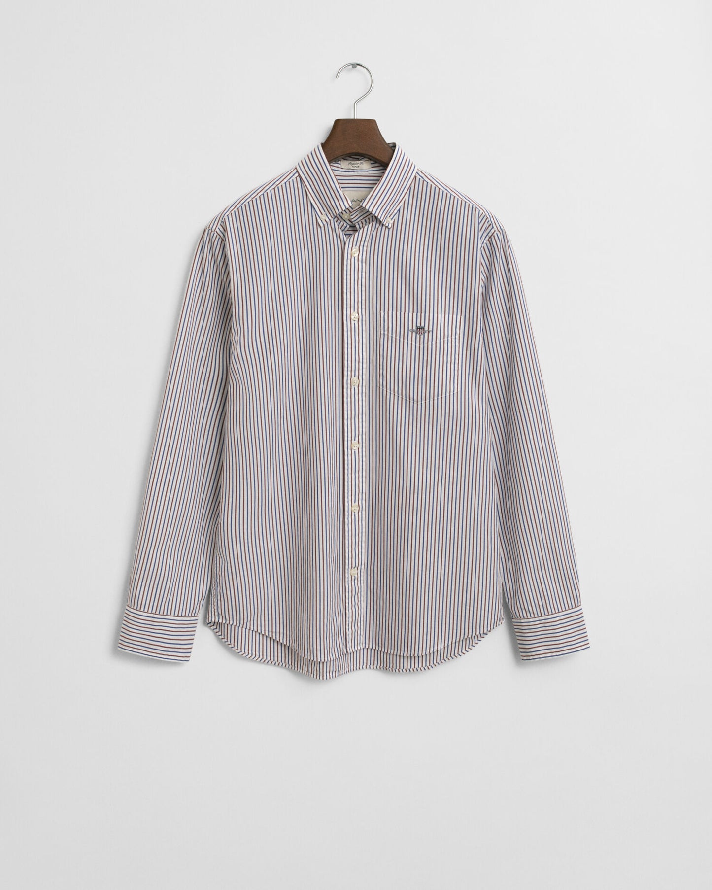 Regular Fit Striped Classic Poplin Shirt