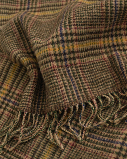 Double-Faced Check Scarf
