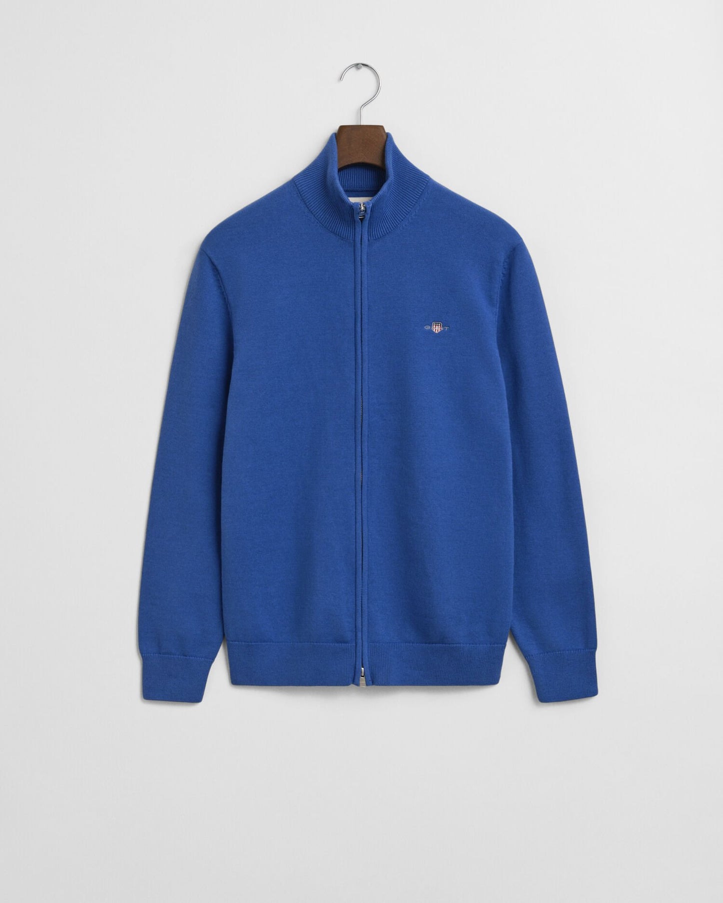 Casual Cotton Zip Cardigan