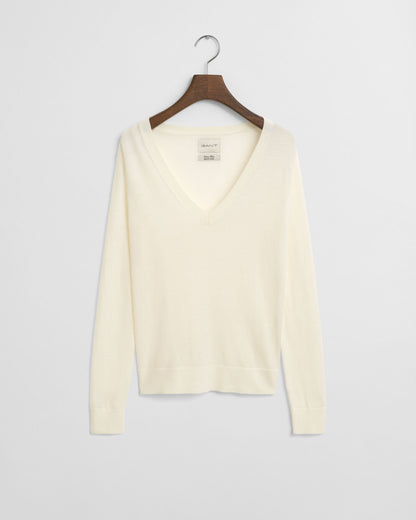 Extra Fine Merino Wool V-Neck Sweater