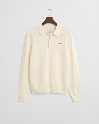 Superfine Lambswool Polo Sweater