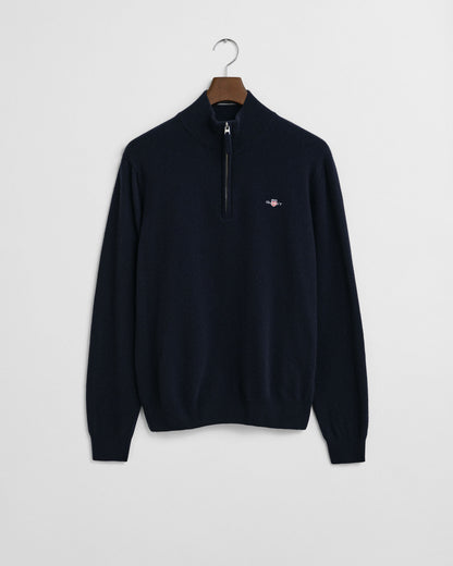Superfine Lambswool Half-Zip Sweater