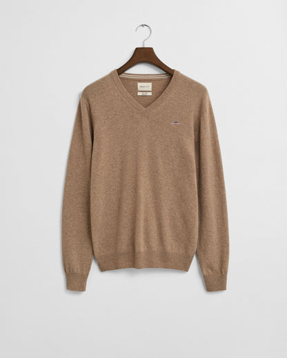 Superfine Lambswool V-Neck Sweater