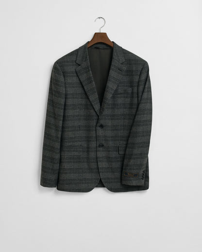 Slim Fit Glen Check Suit Jacket