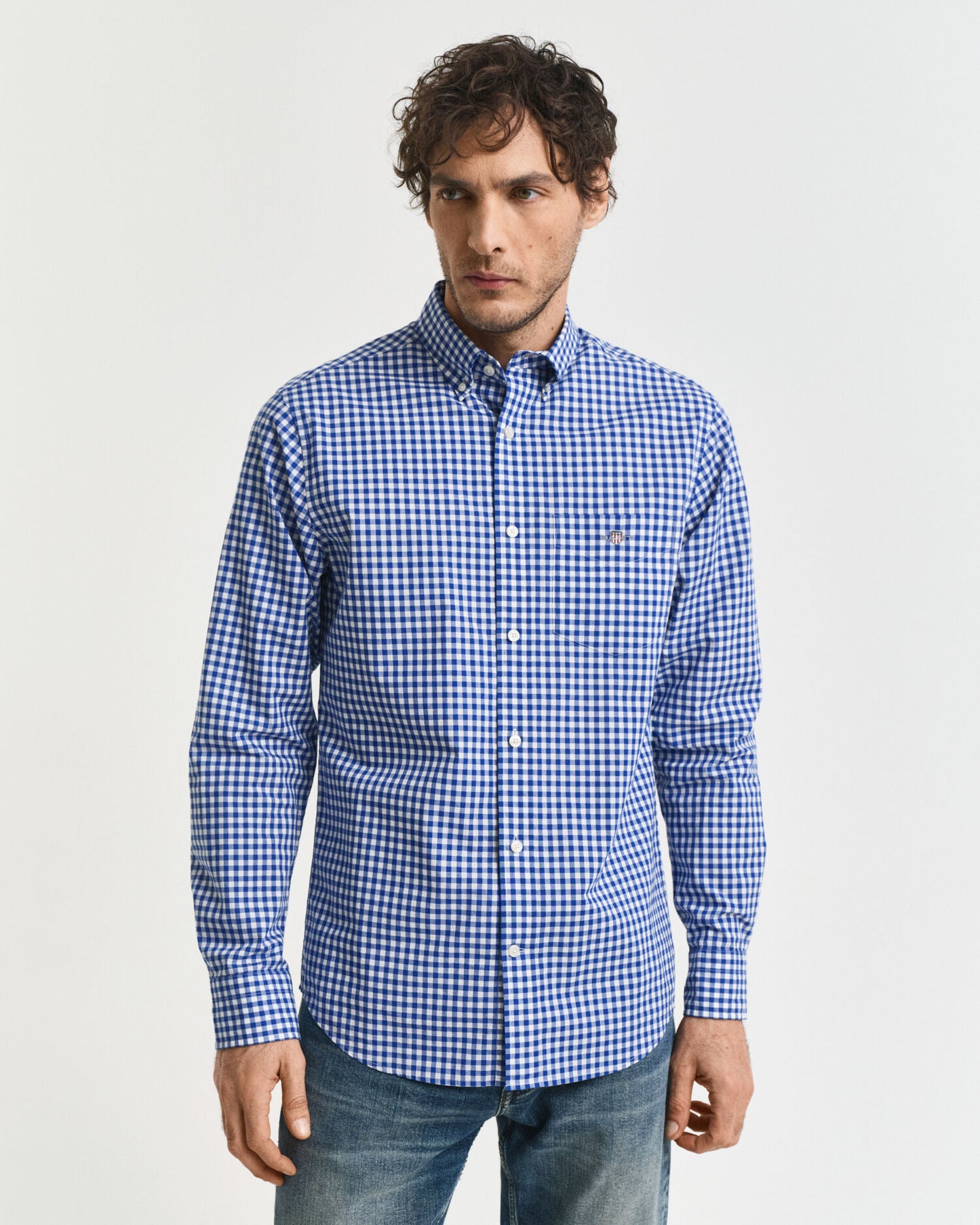 Regular Fit Classic Gingham Poplin Shirt