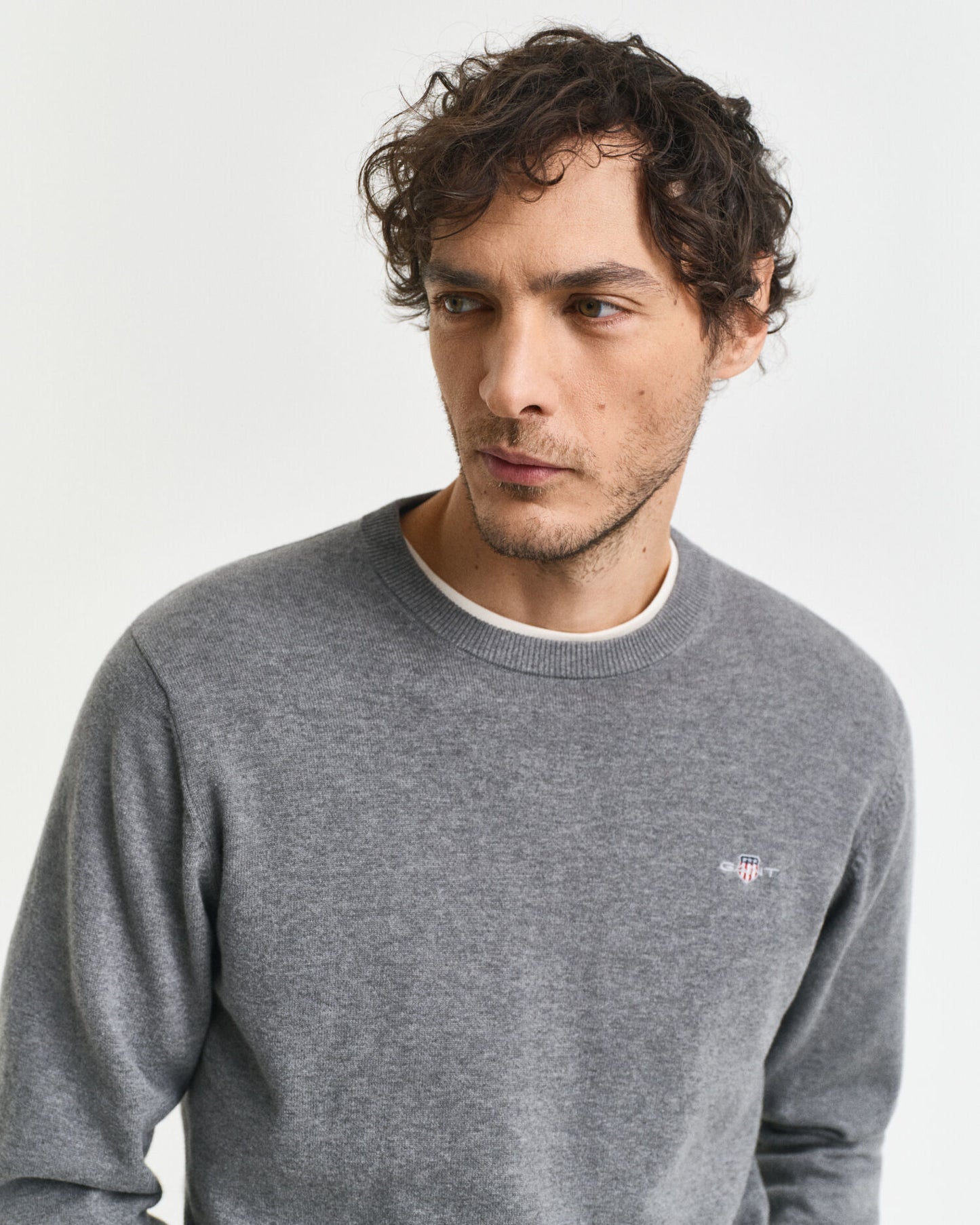 Classic Cotton Crew Neck Sweater