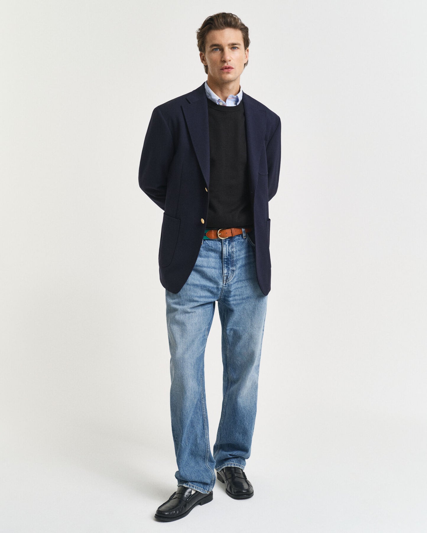 Classic Cotton Crew Neck Sweater