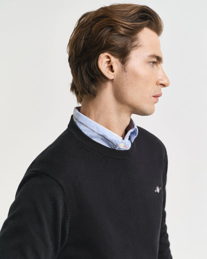 Classic Cotton Crew Neck Sweater