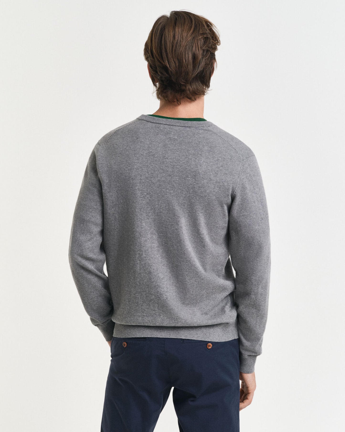 Classic Cotton V-Neck Sweater