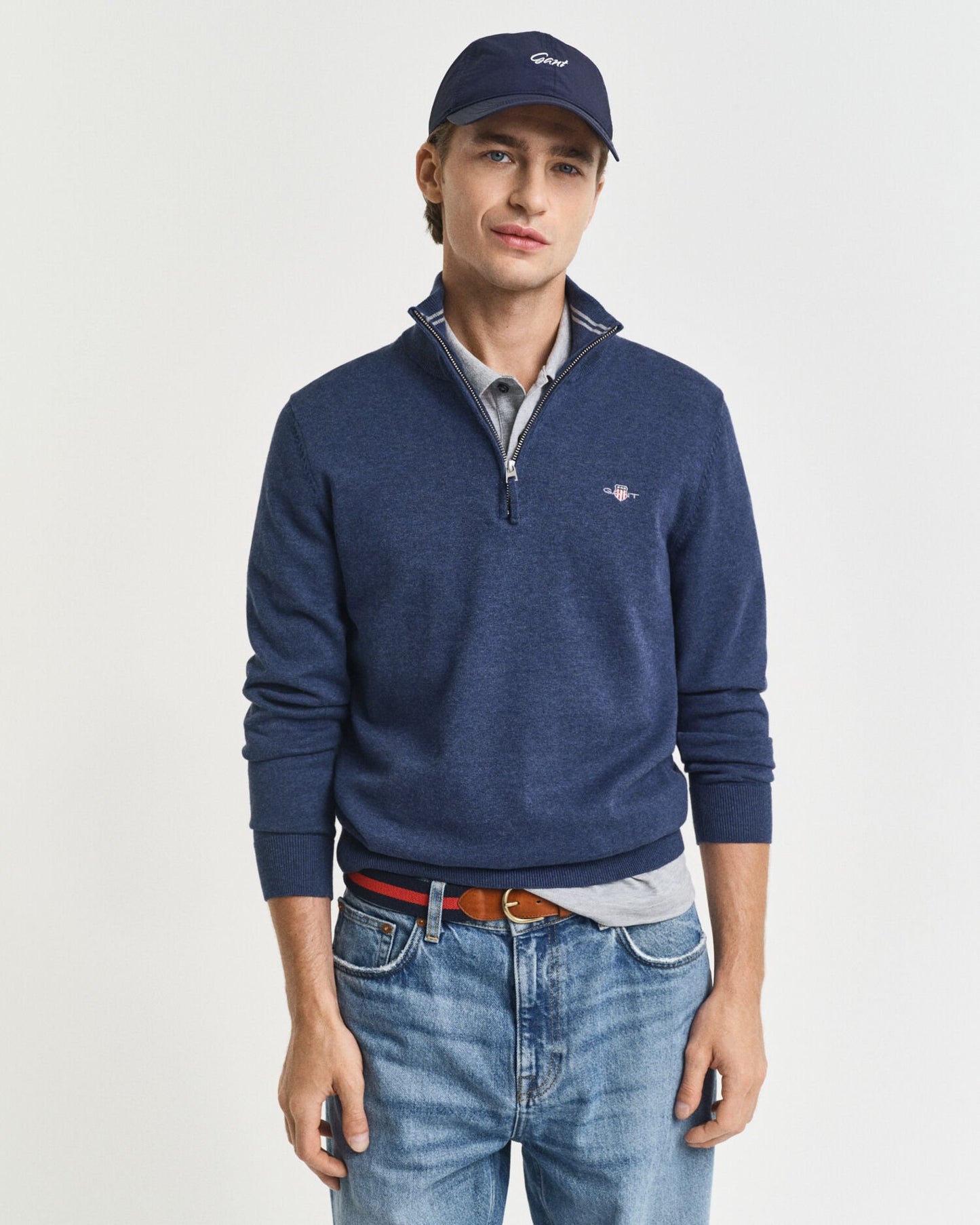 Classic Cotton Half-Zip Sweater