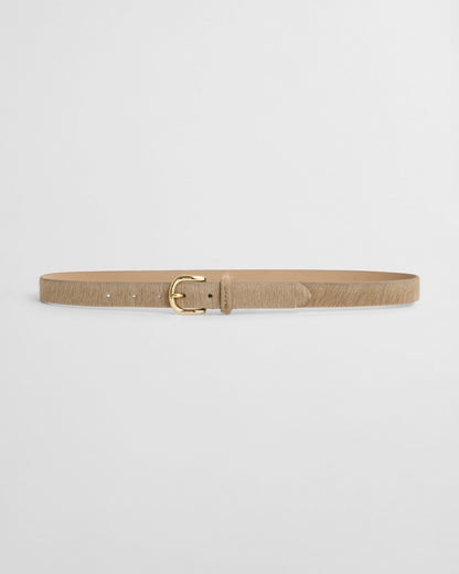 Pony Hair Leather Belt
