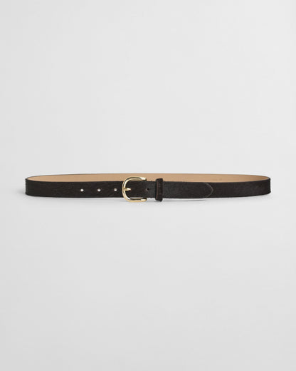Pony Hair Leather Belt