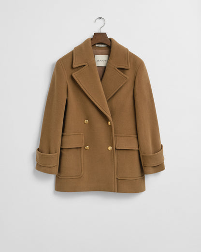 Wool Mid-Length Peacoat