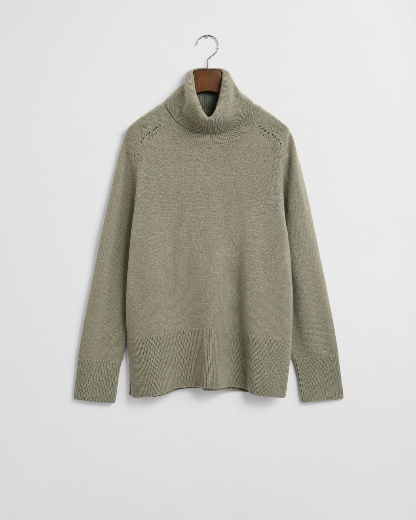 Soft Wool Cashmere Blend Turtleneck Sweater