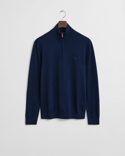 Extra Fine Merino Wool Half-Zip Sweater