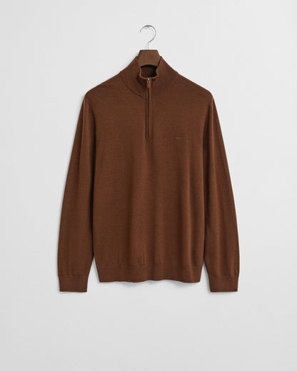 Extra Fine Merino Wool Half-Zip Sweater