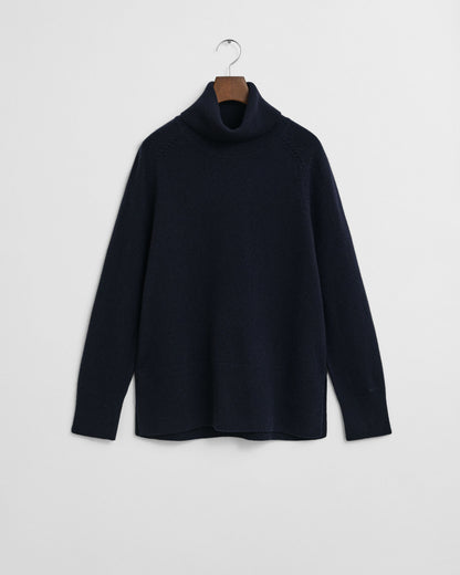 Soft Wool Cashmere Blend Turtleneck Sweater