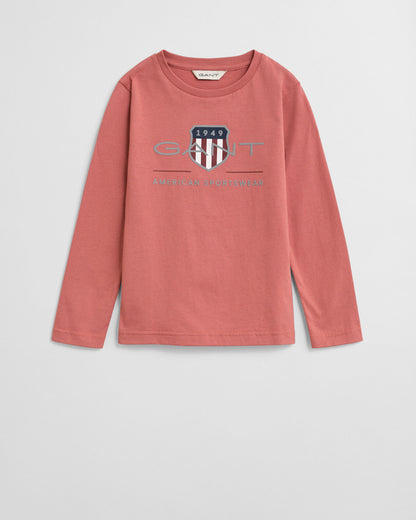 Kids Archive Shield Long Sleeve T-Shirt