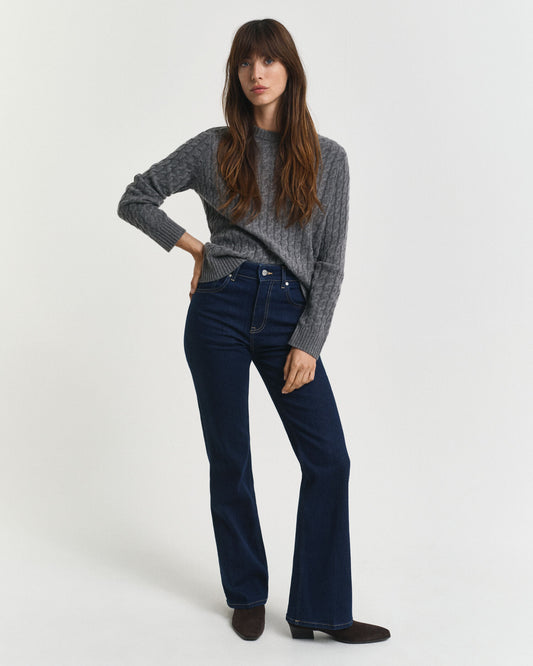 Slim Fit Flared Jeans