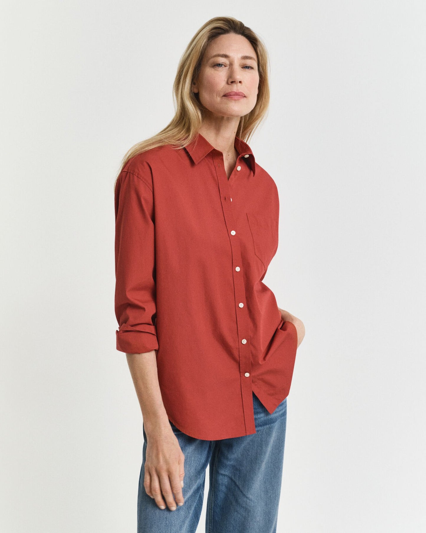 Relaxed Fit Classic Poplin Shirt