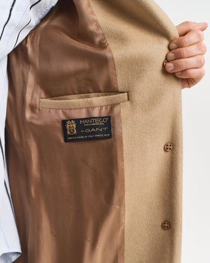 Classic Tailored Wool Blend Coat