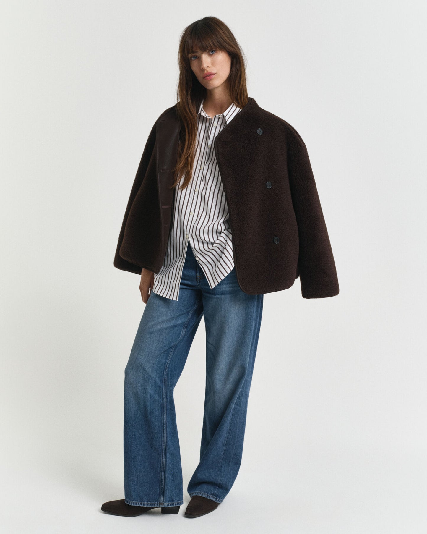 Relaxed Fit Classic Striped Poplin Shirt