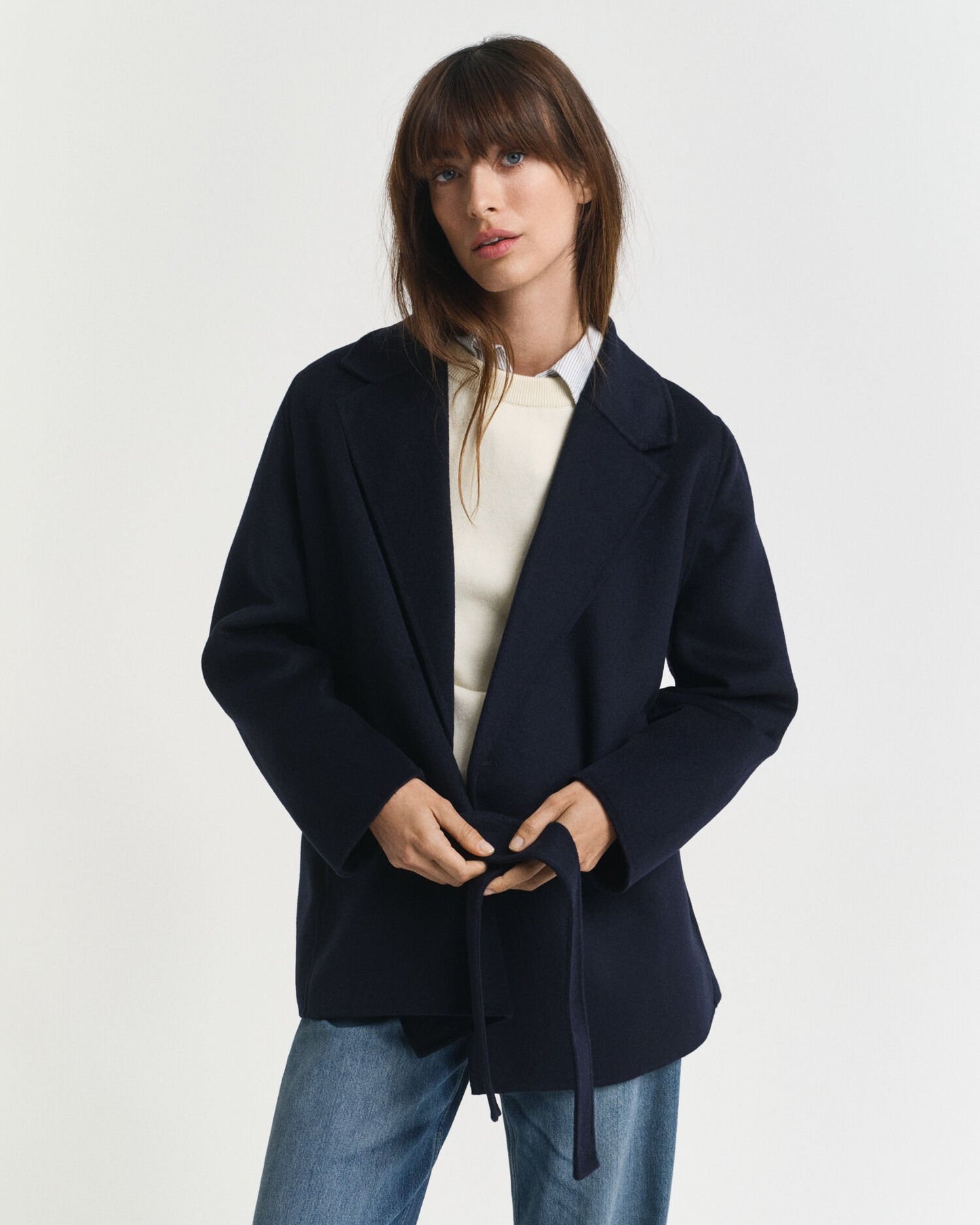 Handstitched Belted Jacket