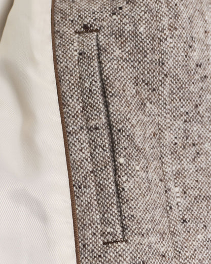 Contrast Collar Wool Jacket