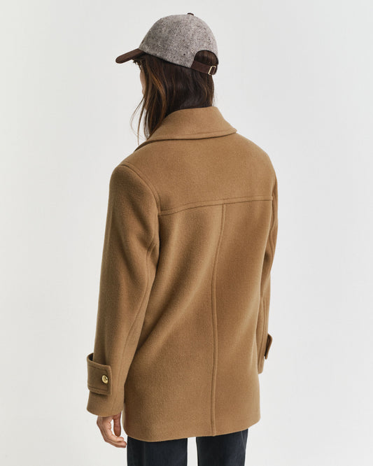 Wool Mid-Length Peacoat