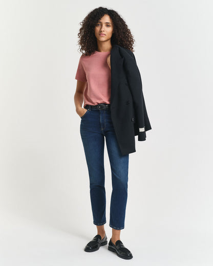 Slim Fit Cropped Jeans