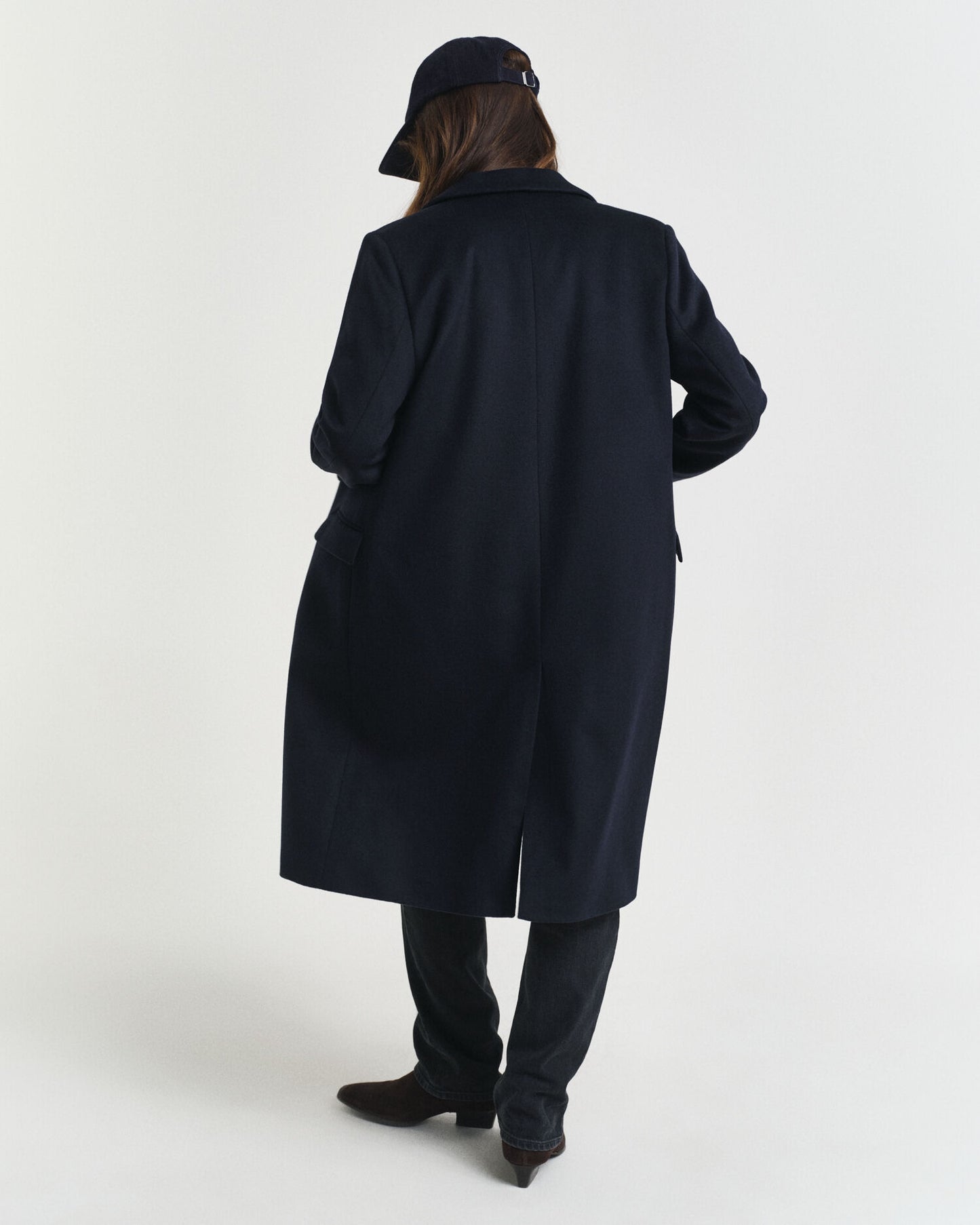 Classic Tailored Wool Blend Coat