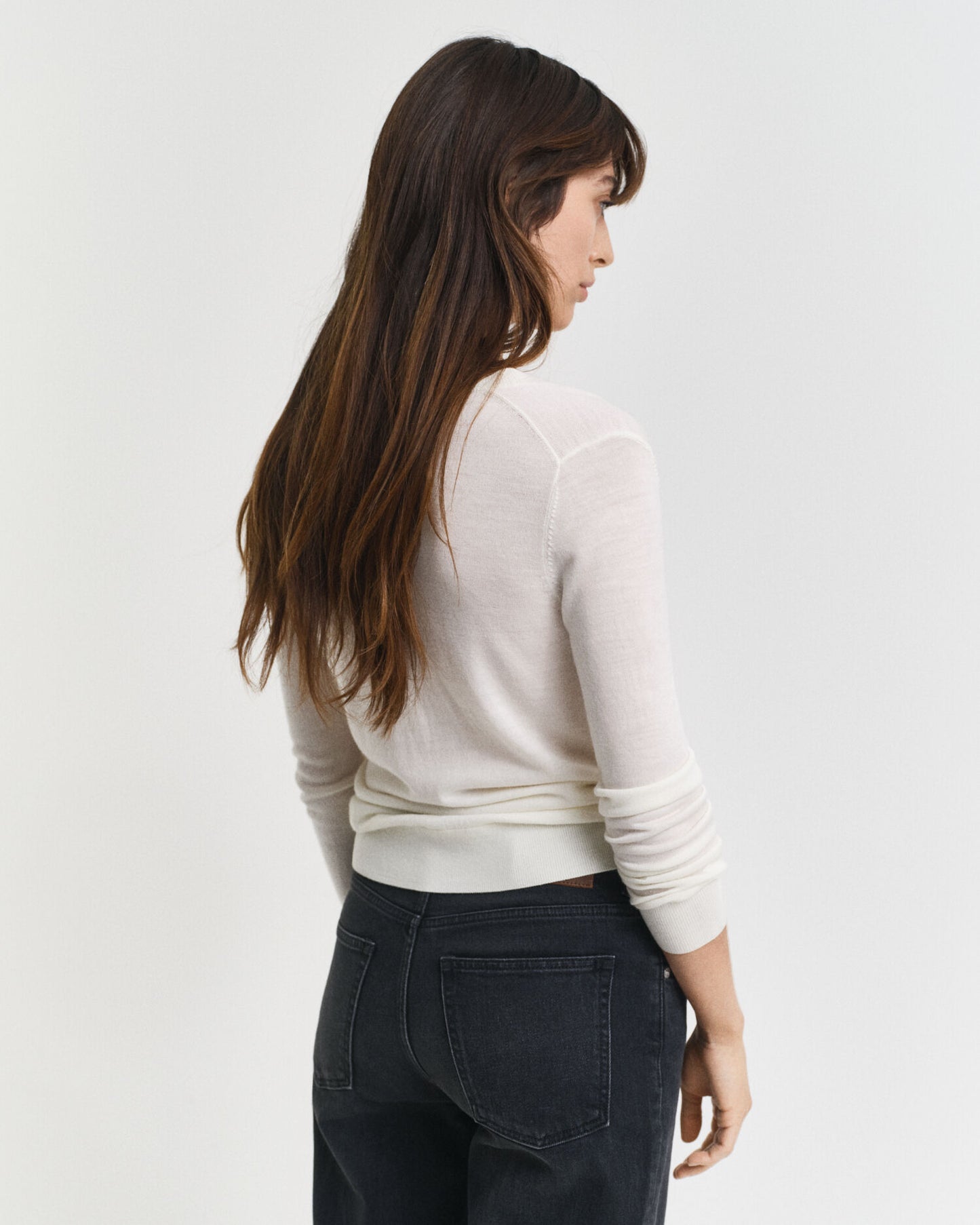 Extra Fine Merino Wool V-Neck Sweater