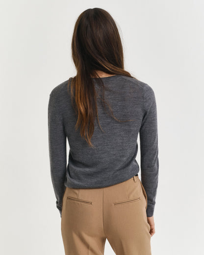 Extra Fine Merino Wool V-Neck Sweater