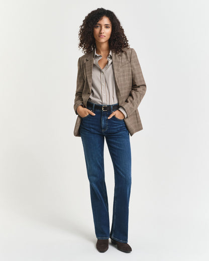 Regular Fit Classic Striped Poplin Shirt