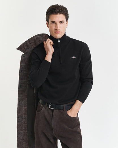 Classic Cotton Half-Zip Sweater