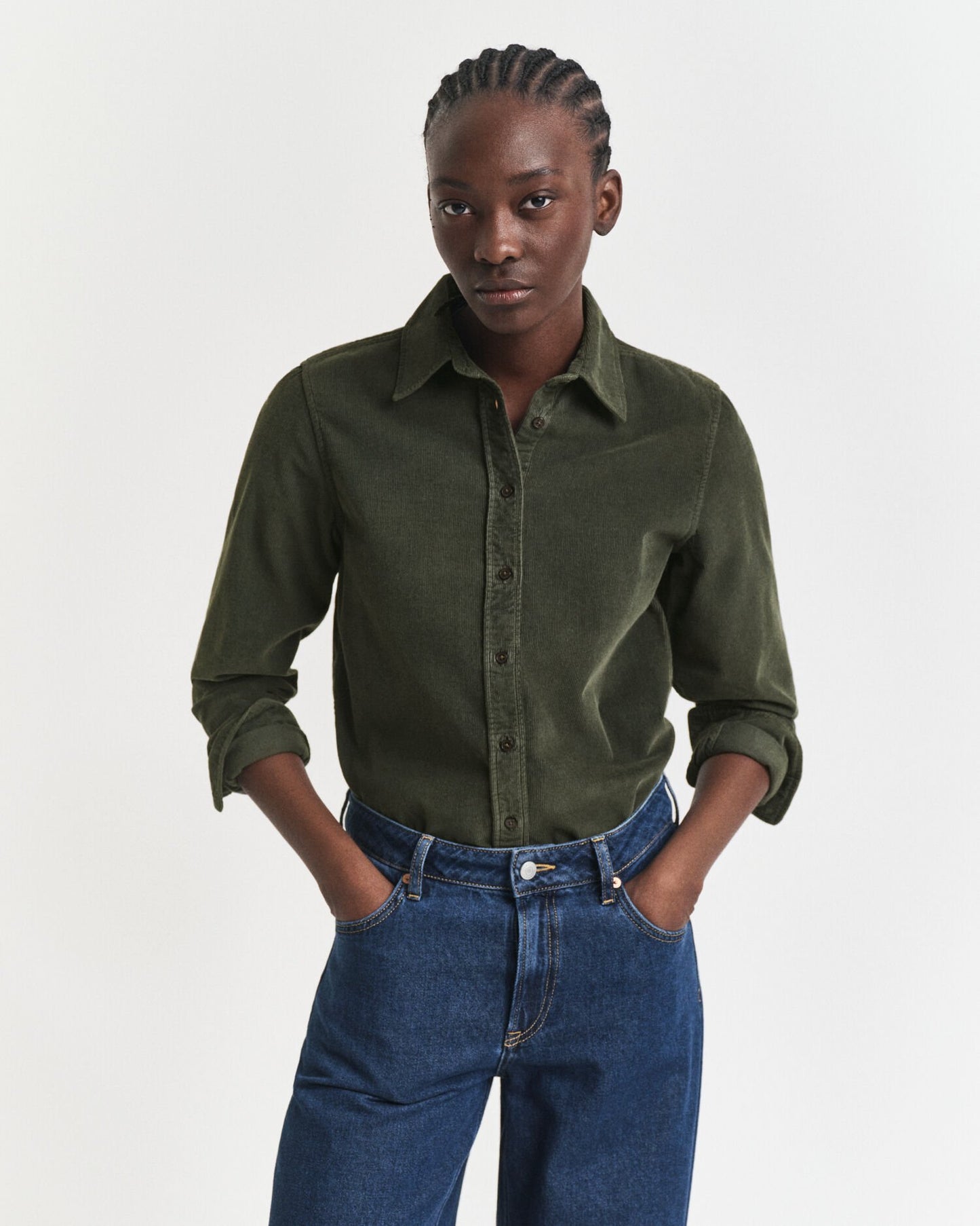 Regular Fit Corduroy Shirt