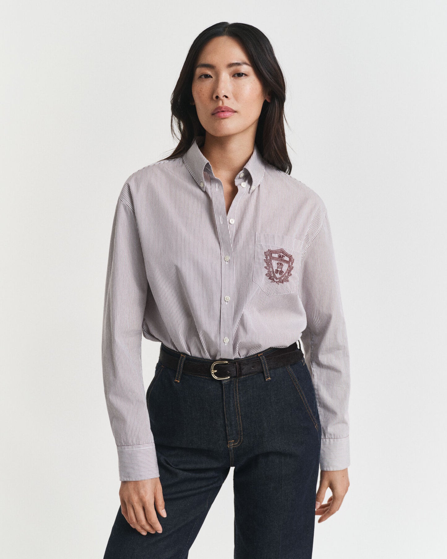 Relaxed Fit Classic Poplin Graphic Shirt