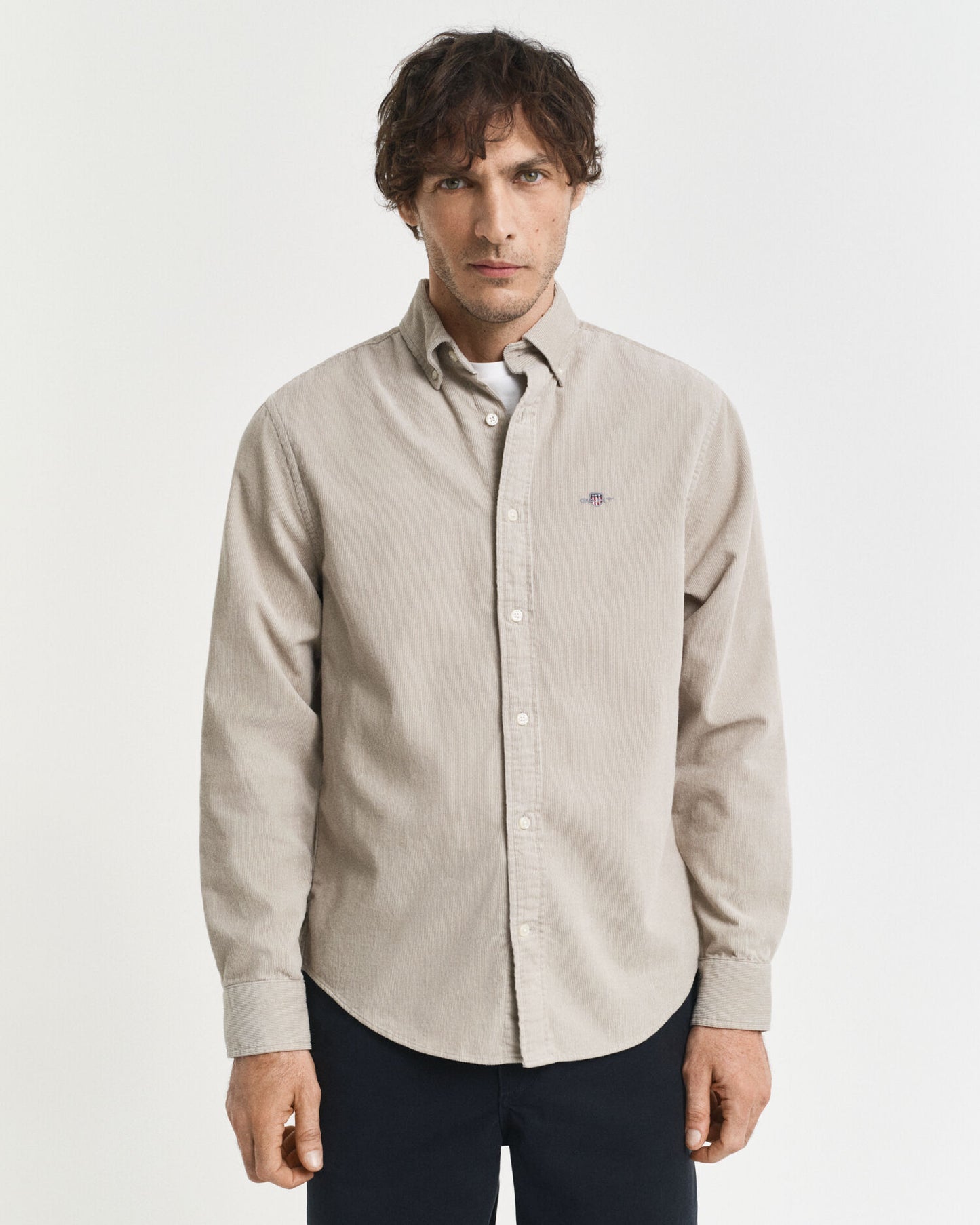 Regular Fit Cotton Corduroy Shirt