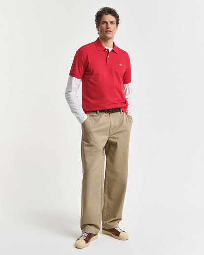 Regular Fit Shield Piqué Polo Shirt