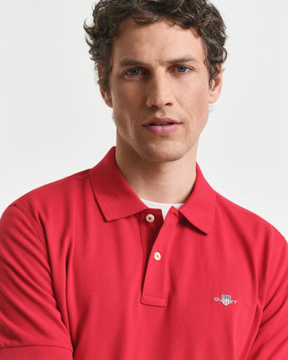 Regular Fit Shield Piqué Polo Shirt