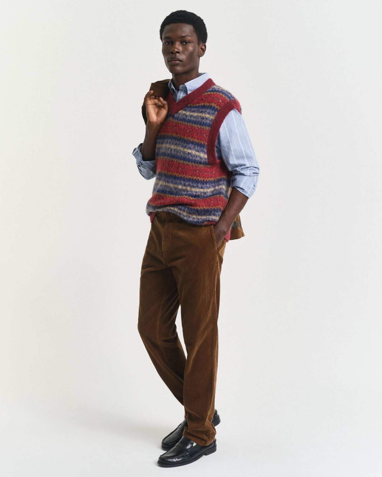 Brushed Fair Isle Vest