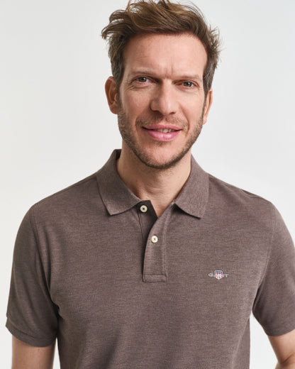 Regular Fit Shield Piqué Polo Shirt