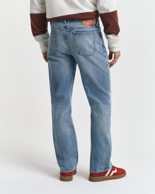Vintage Washed Bootcut Jeans