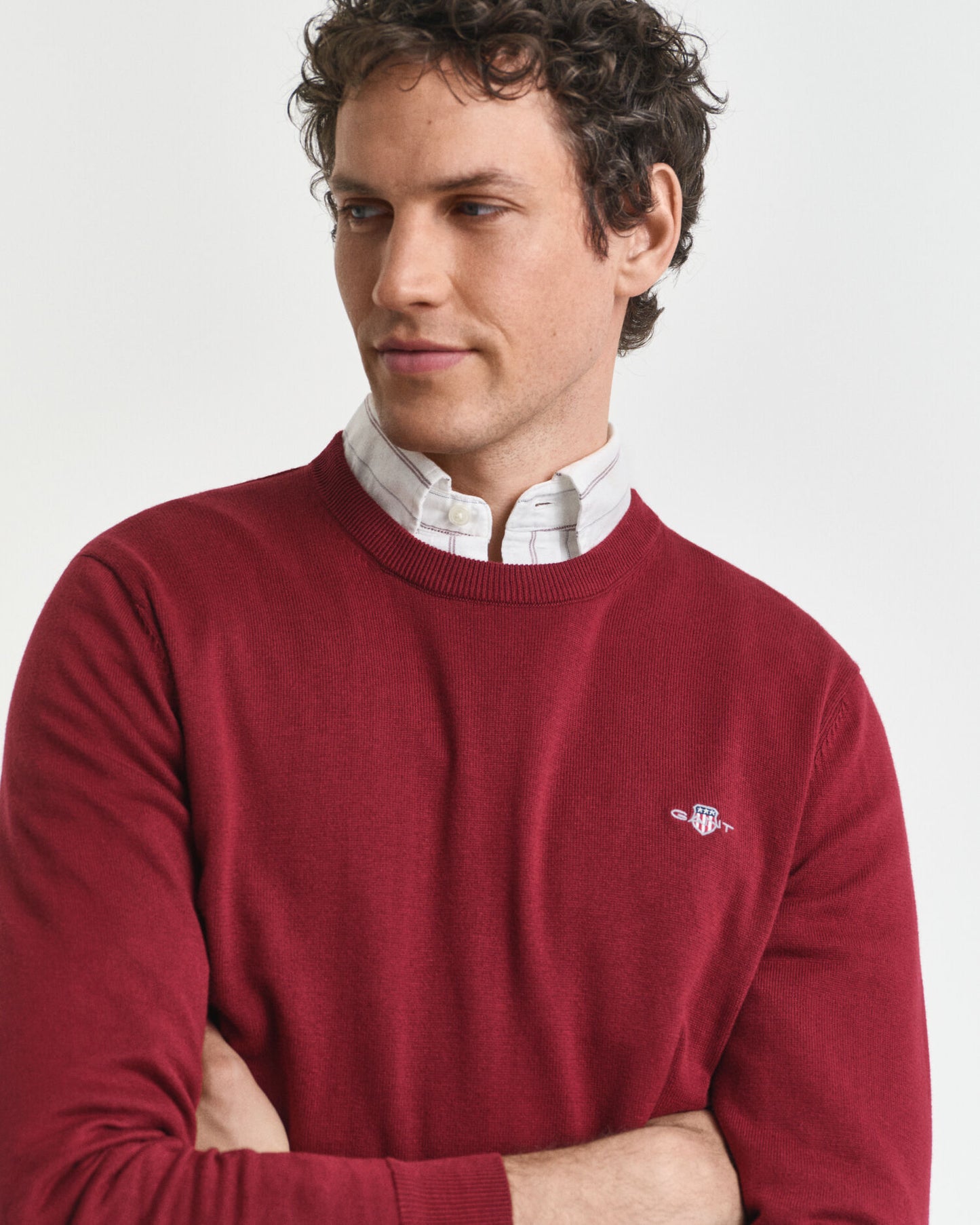Classic Cotton Crew Neck Sweater