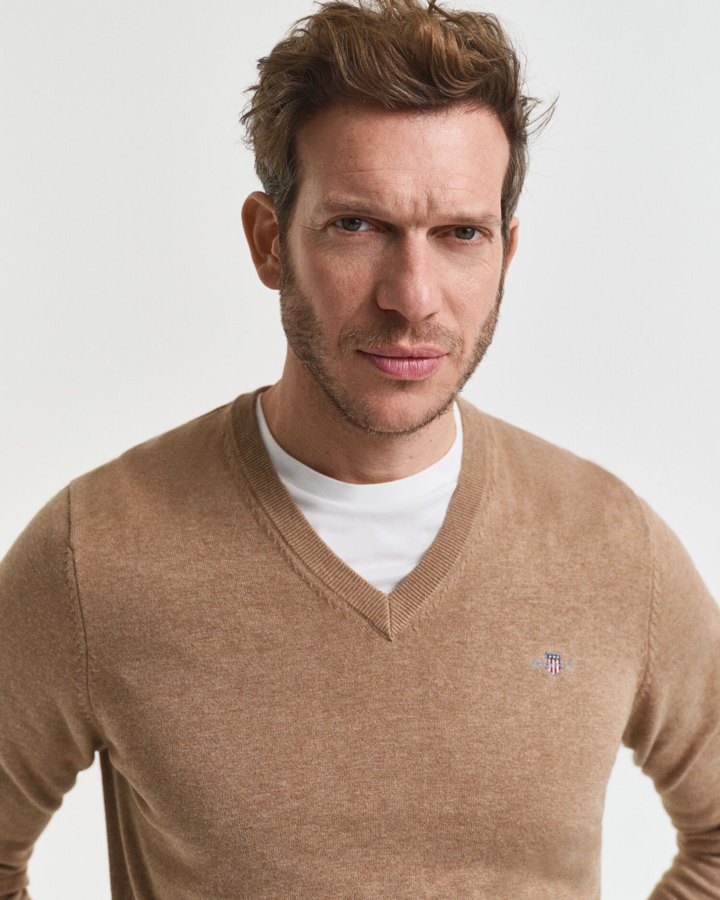 Classic Cotton V-Neck Sweater